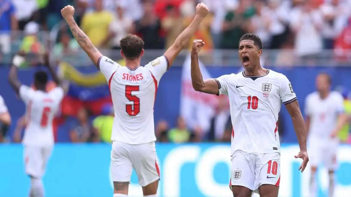Inglaterra de la mano de Bellingham clasificó a semifinales