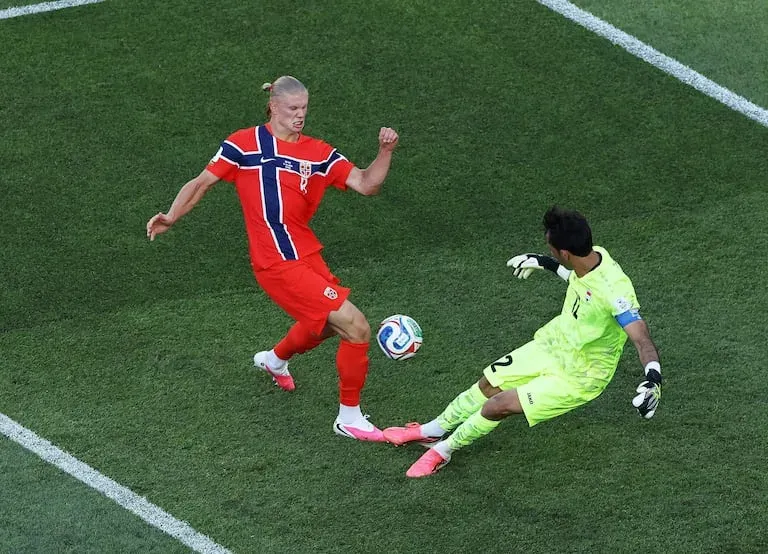 Goleo y gusto Noruega con Haaland como figura