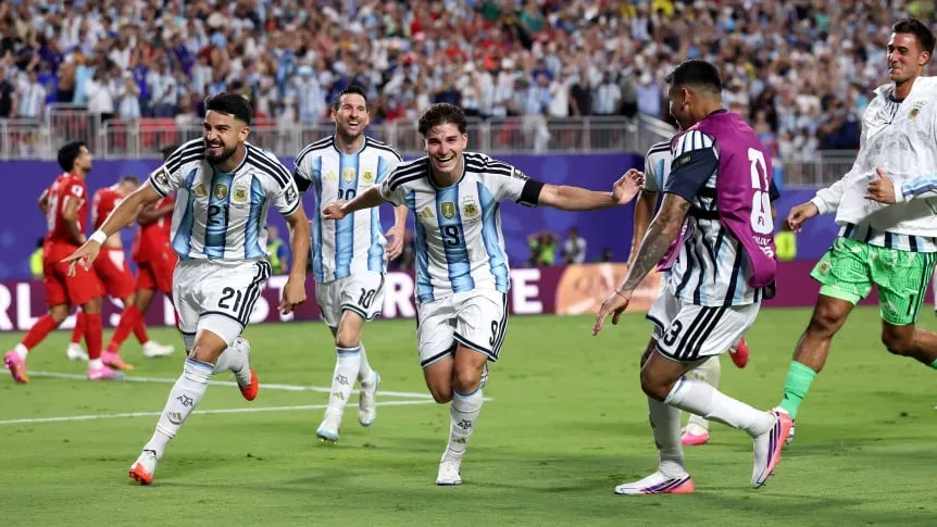 En el alargue, la selección Argentina derrotó a Suiza 3 a 1