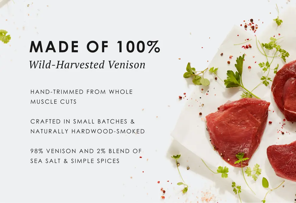 Maui Nui Wild Harvested Venison Made of 100% wild-harvested venison