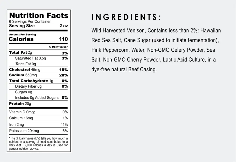Maui Nui Wild Harvested Venison Maui Nui Wild Harvested Venison