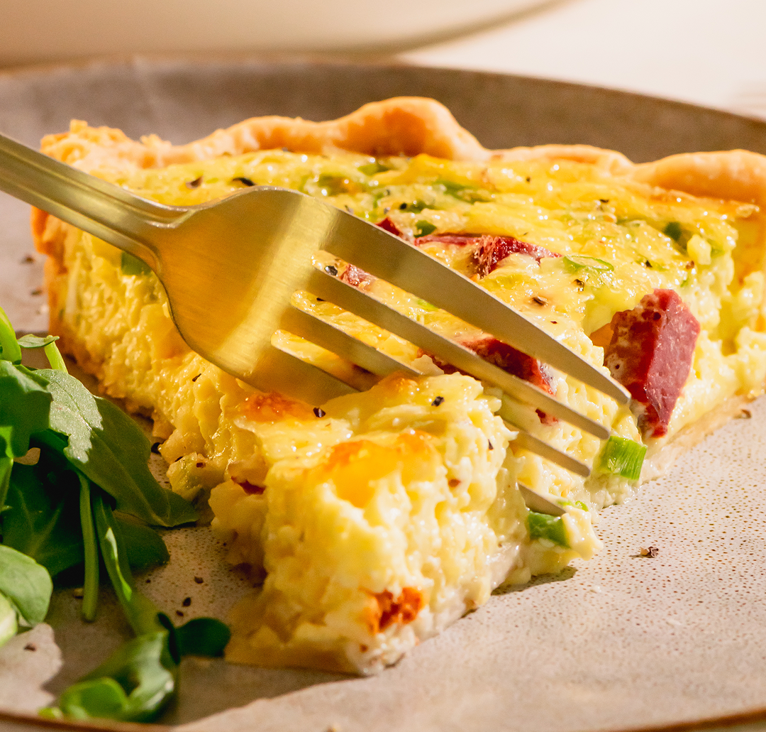 Maui Nui Summer Sausage Quiche