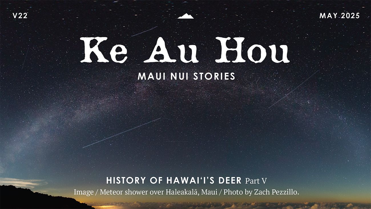 Maui Nui Wild Harvested Venison