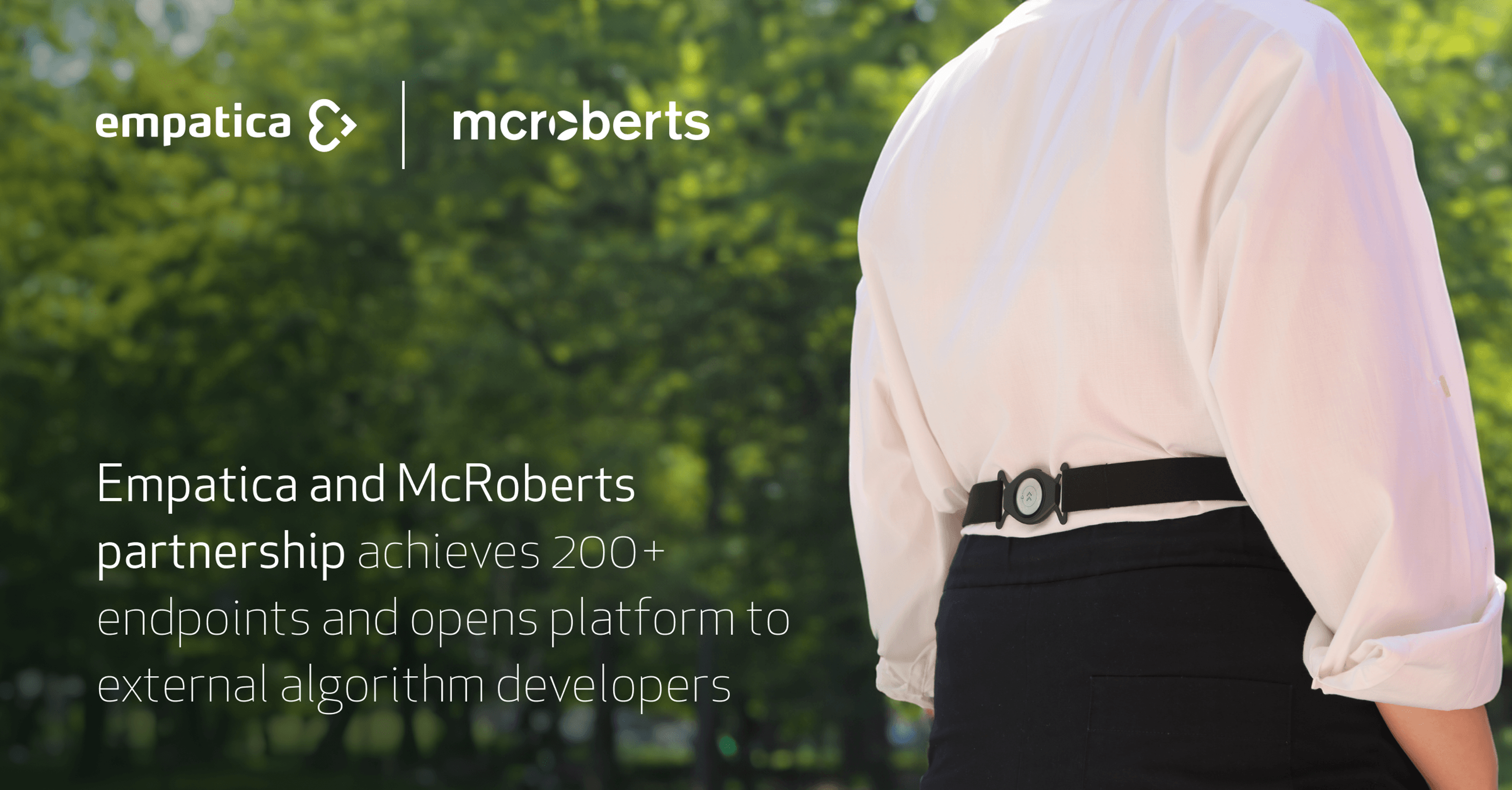 Empatica partners with McRoberts to provide 200+ digital endpoints to researchers through its platform