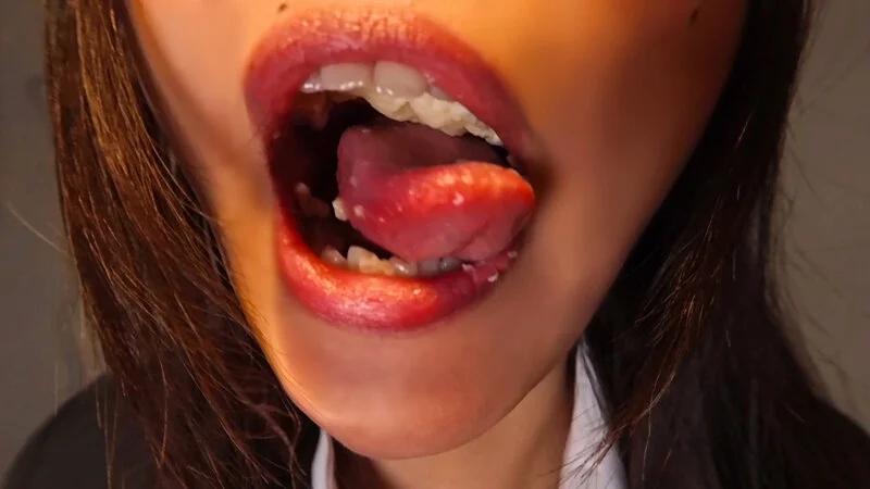 咀嚼口内くちゃとろフェラ 三池小春