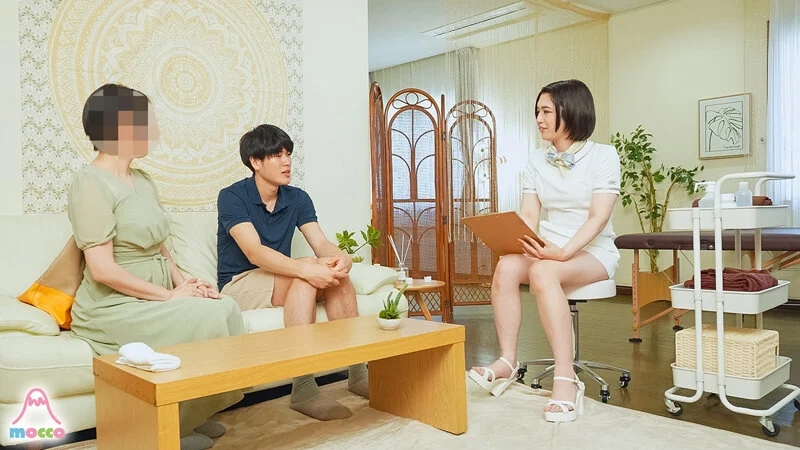 彼女に連れられて行った美容サロンの施術師はまさかの男の娘美人エステティシャン！ビンビンち○ぽ見せつけ挑発に思わず勃起したらケツマ○コセックスで何度もアナル中出し射精させられた。 鞠るり