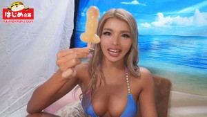 ノリ良し湘南ギャル参戦！棒アイスディープスロート早舐めチャレンジ ミッション失敗で即ズボ生ち●ぽ喉奥フェラ罰ゲーム ギャラリー 7