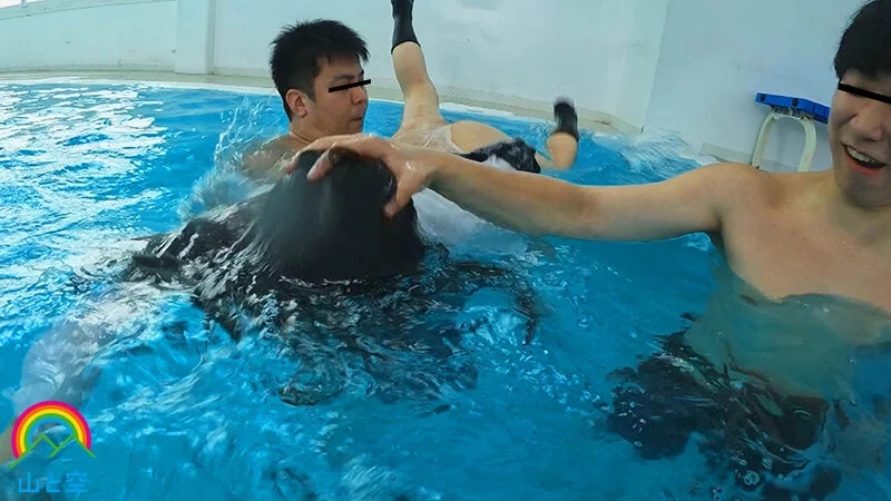 競泳水着J系鬼畜集団水責めレ×プ（仮名）れい