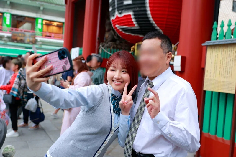 先生のことが大好きになってサセ子を卒業するあずあずの修学旅行抜け出し青空ベロキスデート 天月あず