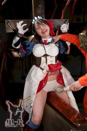 同人AV ムチムチ爆乳レイヤーに拘束縛りの調教快楽を施す ギャラリー 7