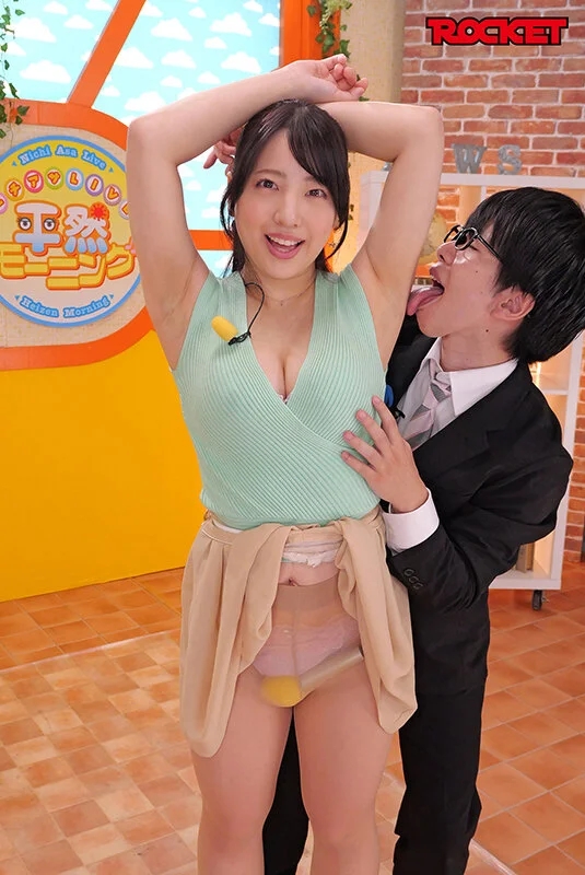 存在無視×女子アナコラボ企画 平然女子アナ2 一色さら 生放送中にナマ中出しされても笑顔で平然無反応！