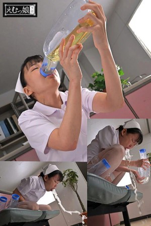 飲尿！喉奥！肛門！患者全員14リットルの異常おしっこ全部飲み干す3穴検尿ナース 池内遥 ギャラリー 7