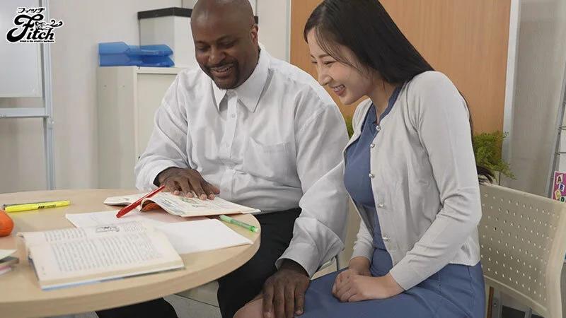 黒人解禁！英会話NTR 極太の黒マラSEXに溺れた巨乳妻 北野未奈 ギャラリー 2