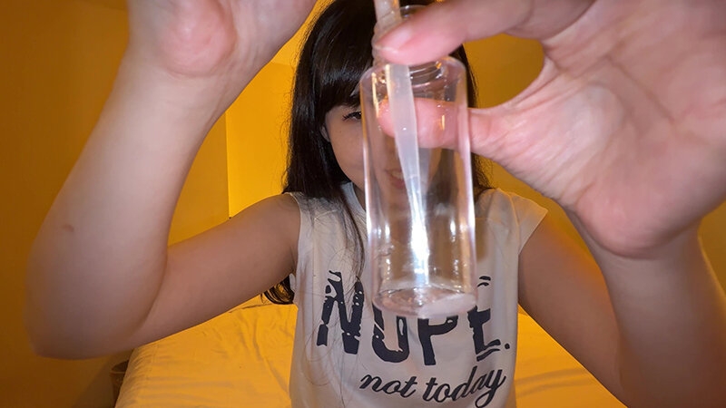 【個人撮影】閲覧注意！横山夏希の唾液をスプレーで噴霧してみた！