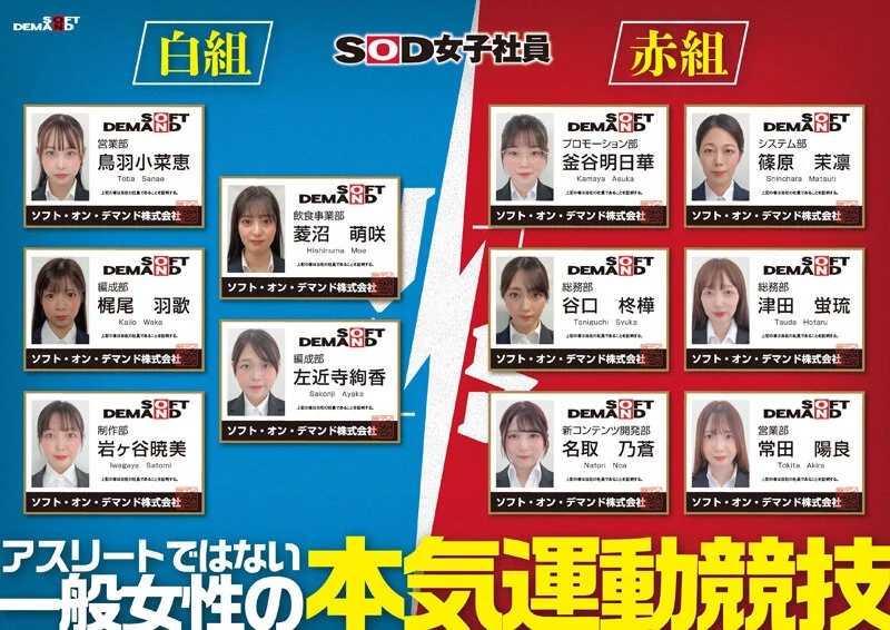 【特典版】SOD女子社員 2025年度ソフト・オン・デマンド運動会 男女総勢37名の社員合戦！