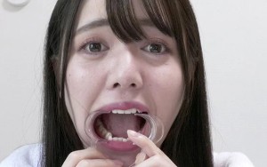 口内フェチ ～歯・のどちんこ・舌ベロ観察・オナニー付き～ 朝日しずく ギャラリー 6