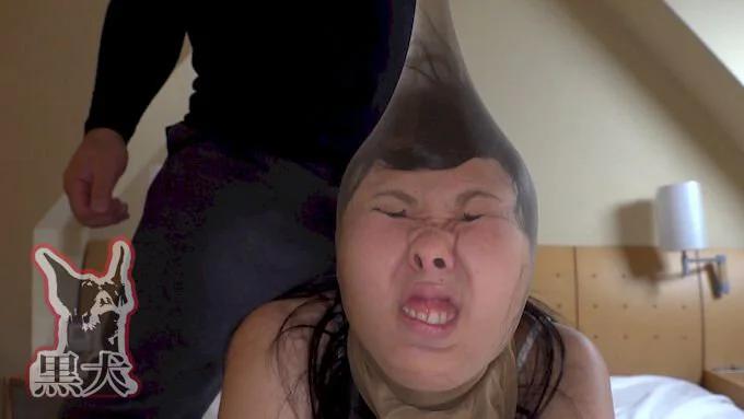 衝撃！こんな美女が！？パンスト変顔で顔面崩壊！？ ギャラリー 4