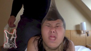 衝撃！こんな美女が！？パンスト変顔で顔面崩壊！？ ギャラリー 4