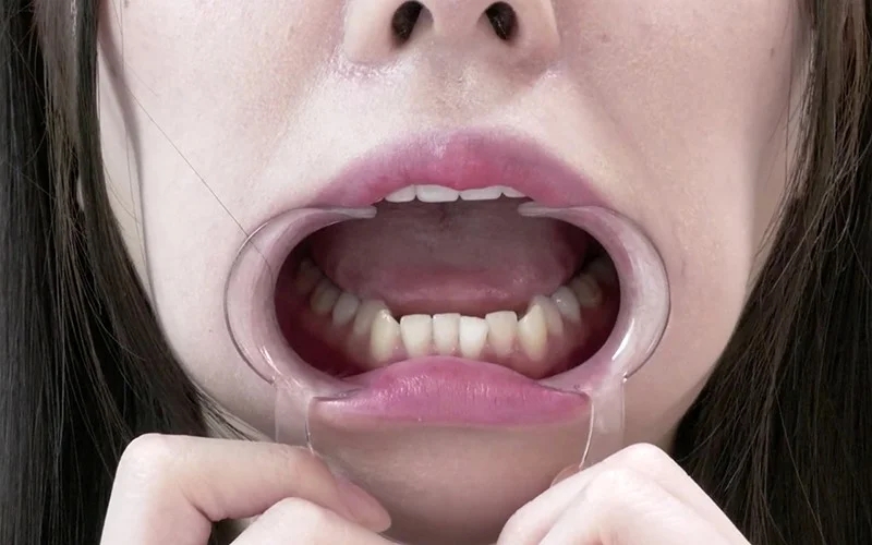 口内フェチ ～歯・のどちんこ・舌ベロ観察・オナニー付き～ 朝日しずく