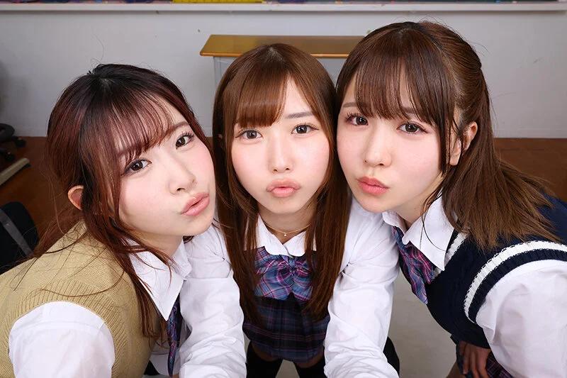 【VR】【8K VR】3年H組ハーレム美少女祭り！ 全員と生中出し放題SP学園祭！ ギャラリー 3