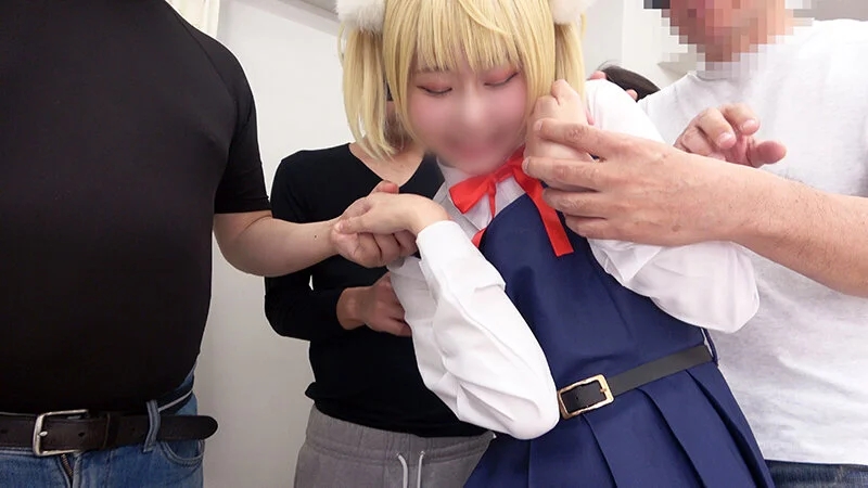 妊娠するまで帰れません！中出しザーメン17発 元地下アイドル清純ツルペタ美少女レイヤー カメコ集団にパイパン突き破られドM完堕ち大号泣 6P大乱交SEX