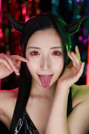 【VR】シン・顔面特化アングルVR ～サキュバス未奈が顔面至近距離でボクを’搾精イラマ’で射精管理する！！ 北野未奈 ギャラリー 4