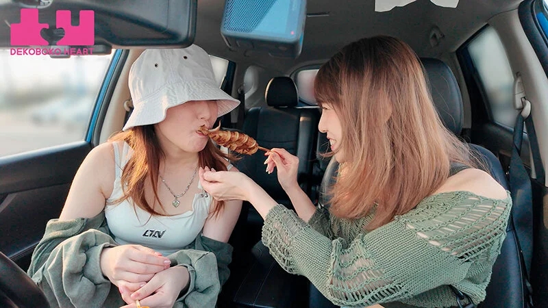 大人ちっぱいドライブ旅行 ハニカミながらキスして久しぶりのイチャラブを楽しんだ一泊二日の連チャンデート 花狩まい 渋谷なつ