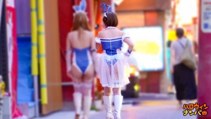 【ハロウィン2025 デカ乳ドMバニー】スケベすぎる布面積でナンパ待ちの巨乳美女発見！ホテルまで我慢できずにこっそりフェラ抜き！？何度中出しをキメても勃起が止まらん！NOトリック・NOトリート・YES生ハメParty♪【ハロウィンナンパ】【RIHO】 宍戸里帆