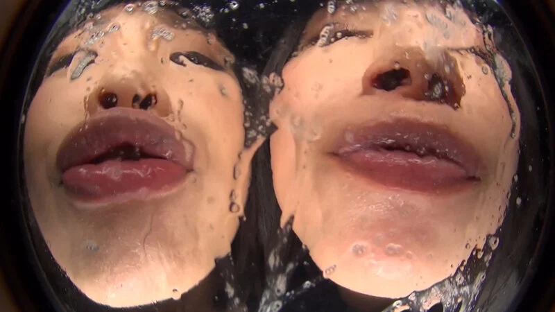 【バーチャル淫語責め】レズキスで唾液まみれになる僕