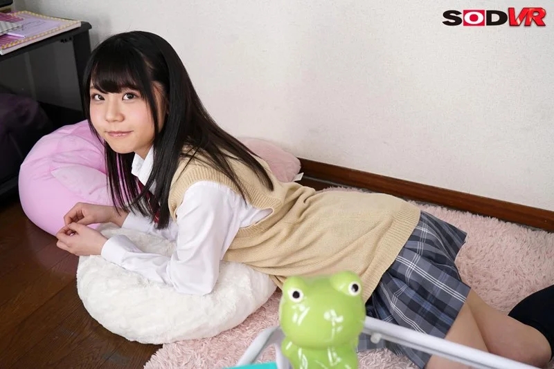 【VR】新人 永野いち夏 勉強を教えてあげていたら突然の雷で停電！「一人じゃ怖いからこのまま一緒にいてほしい…」妹のような幼馴染から恋人になった瞬間！密着いちゃラブSEX