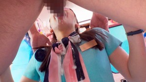 一般男女モニタリングAV×マジックミラー便コラボ企画 一流百貨店の受付嬢にじゅぼじゅぼフェラ接客特訓！お客様対応中に喋れなくなるほどの大量口内射精で精子ダダ漏らし！過激な接客で火照った受付嬢オマ○コにデカチンをねじ込みザーメンまみれSEX！全員中出しスペシャ… ギャラリー 7