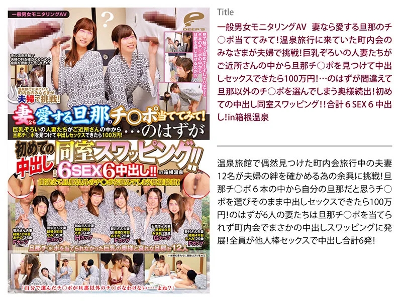 【お中元セット】一般男女モニタリングAV 人気10作品全編ノーカット収録2！ 46人！ 2156分！