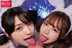 ウチらが唾液たっぷり挟み撃ちベロキスでイカせてアゲルBEST ギャラリー 1