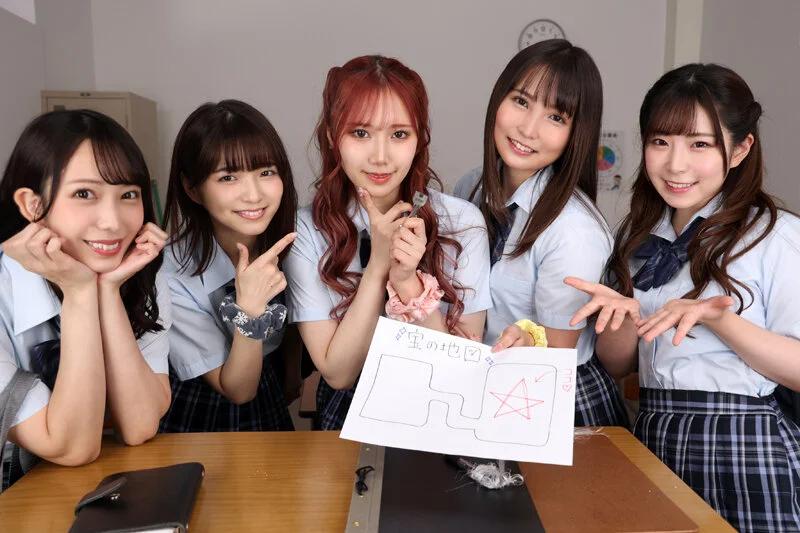 【VR】現役J系秘密クラブ 教師の僕が大潜入SPECIAL ここは天国なのか！？ 5VS1の乱痴気ハーレムSEX ギャラリー 6