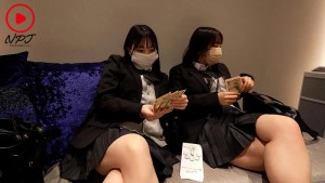 千●県船●市偏差値38女子校に通うおっぱい発育過剰J●塩対応マスク女子（SNSでパパ活始めたて）2人の中出しSEX映像公開 ギャラリー 2