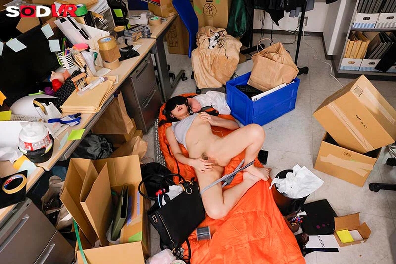 【VR】【8K】会社在住4年目 ズボラ限界社畜ちゃん（26） 残業中の若手社員を喰い荒らす肉食痴女。杭打ちピストンで性欲もストレスも完全発散。 藤森里穂