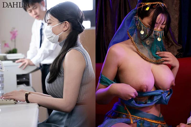 会社では地味な巨乳OLとおっパブで遭遇「内緒にしてくれるなら」と口止めフェベチオされて仕事中もしゃぶられる関係に… 朝海汐 ギャラリー 1