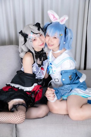 恥もかき捨てた体長140cm台ちっぱい美少女達のハメ狂う4Pオフパコ乱交 W大量潮吹き相互ビチャイキ中出しぶっかけ絶頂！！ 皆月ひかる 冬愛ことね ギャラリー 1