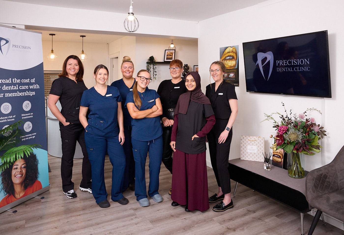 Outside of Precision Dental Practice in Oldham Manchester