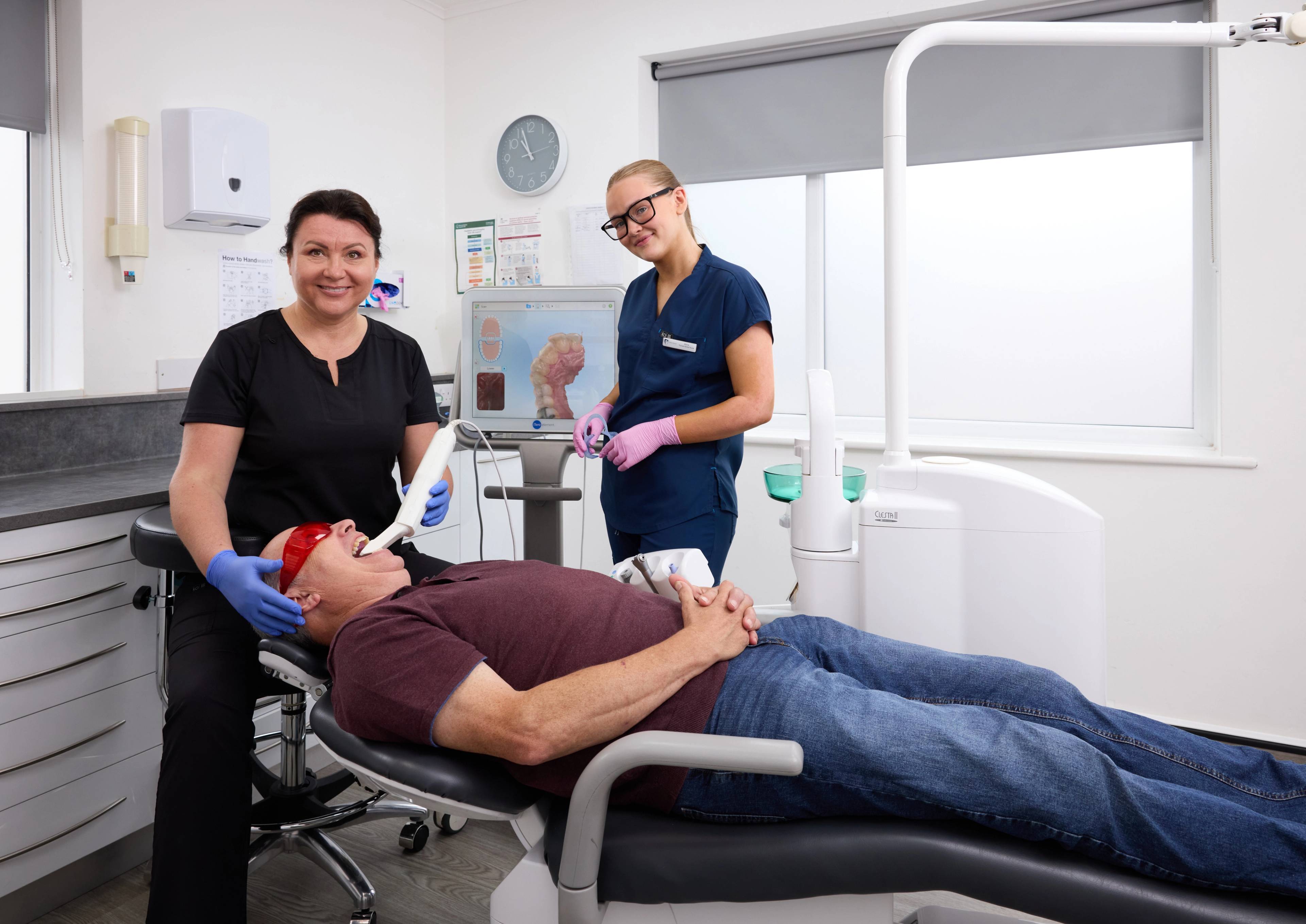 Precision Dental Stockport Staff in waiting room