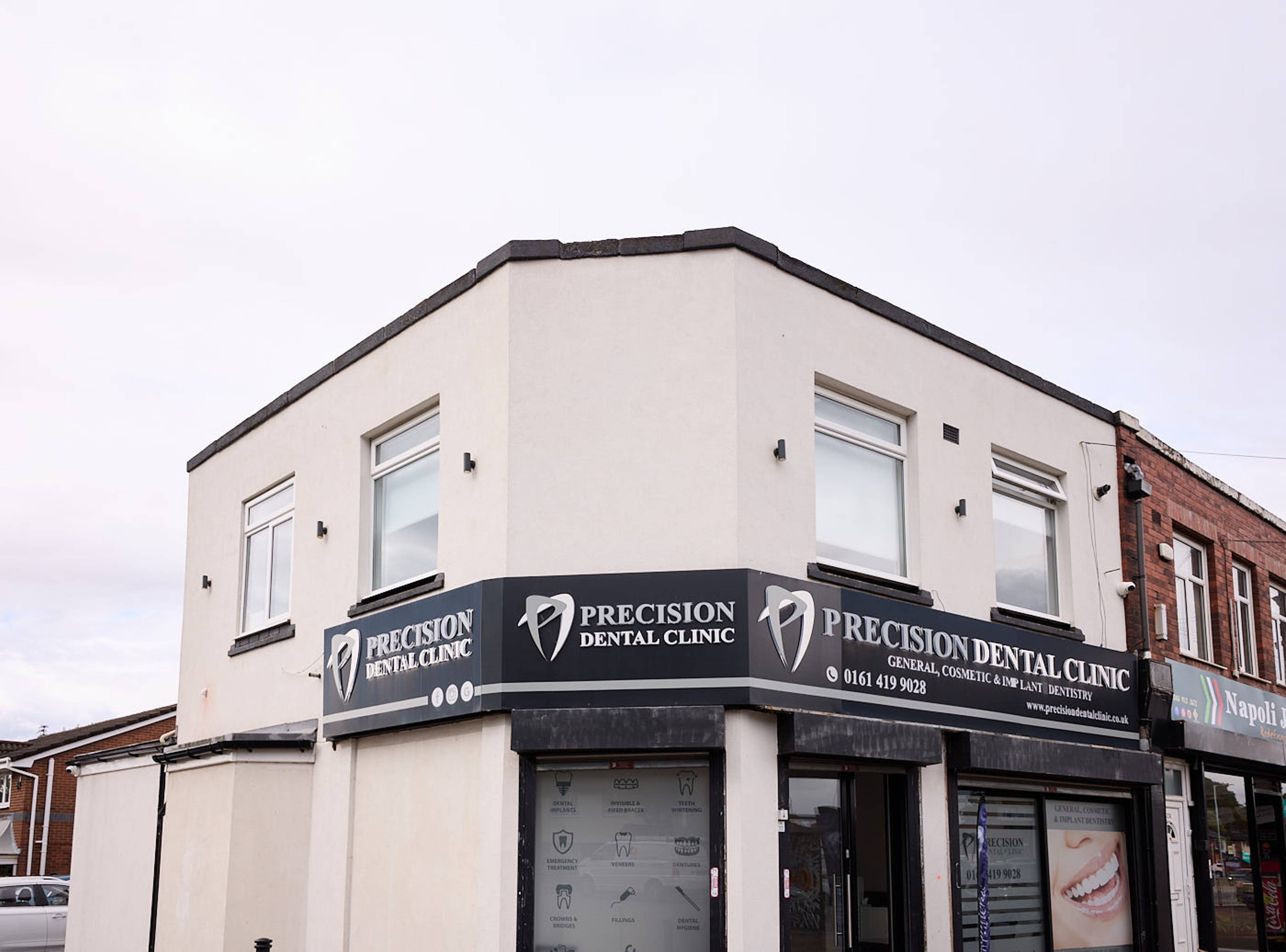 Bright dental surgery at Precision Dental Clinic 