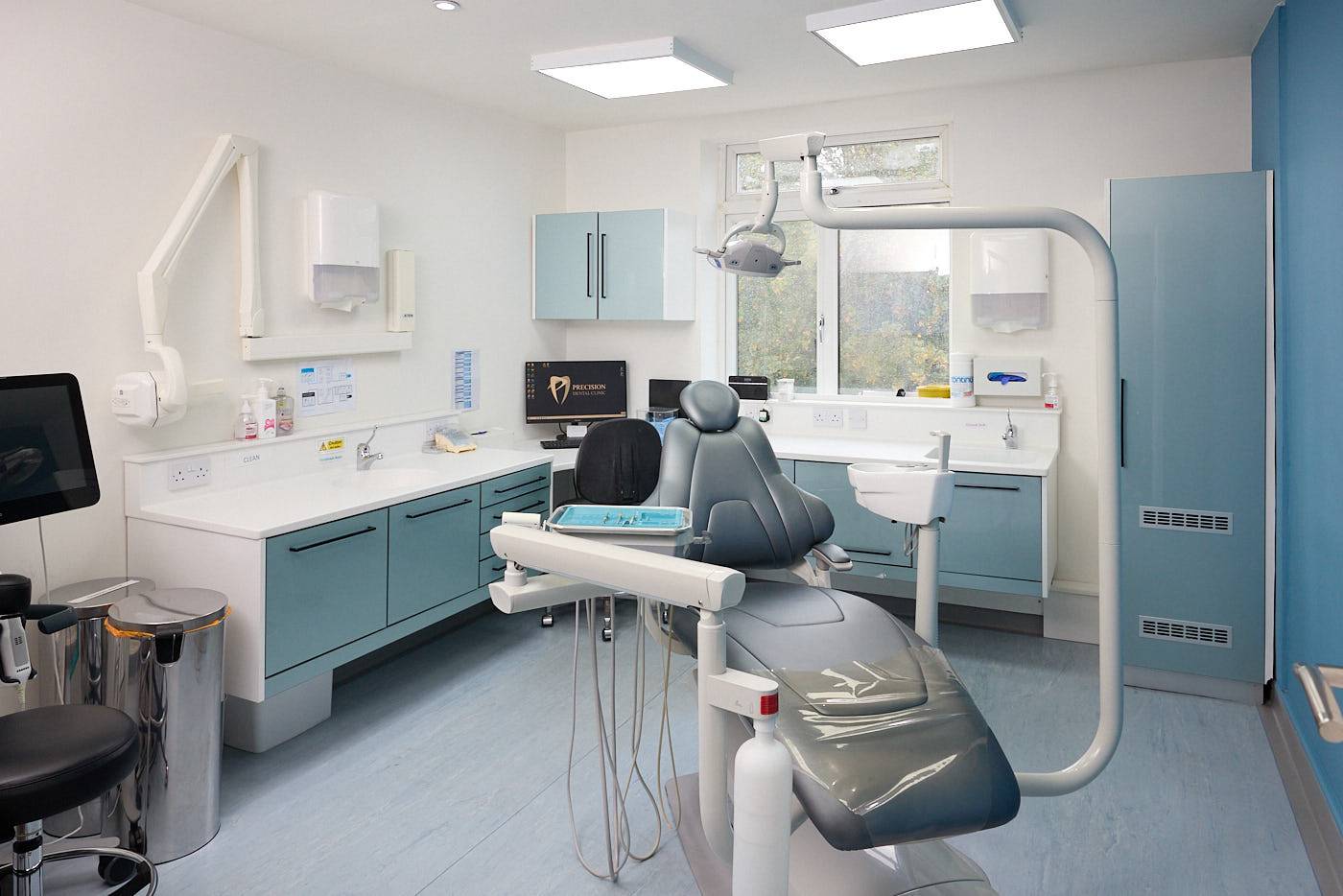 Bright dental surgery at Precision Dental Clinic