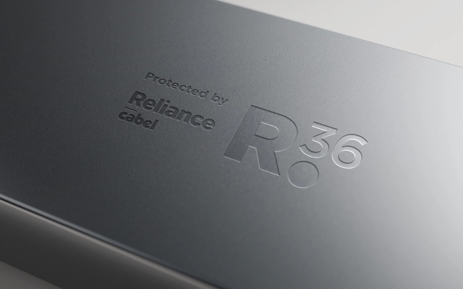 Reliance logo emboss