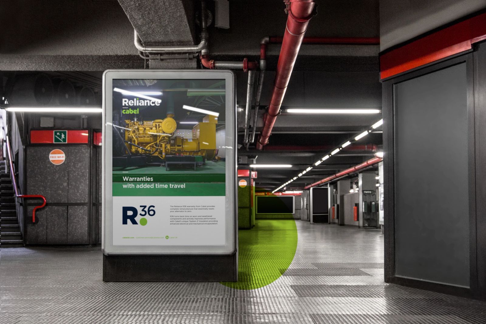 Reliance billboard mockup