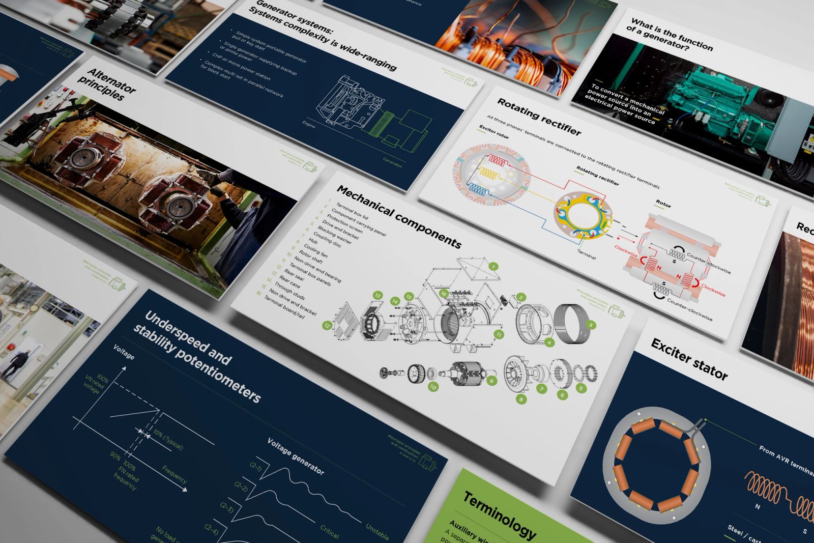 Training presentation mockup