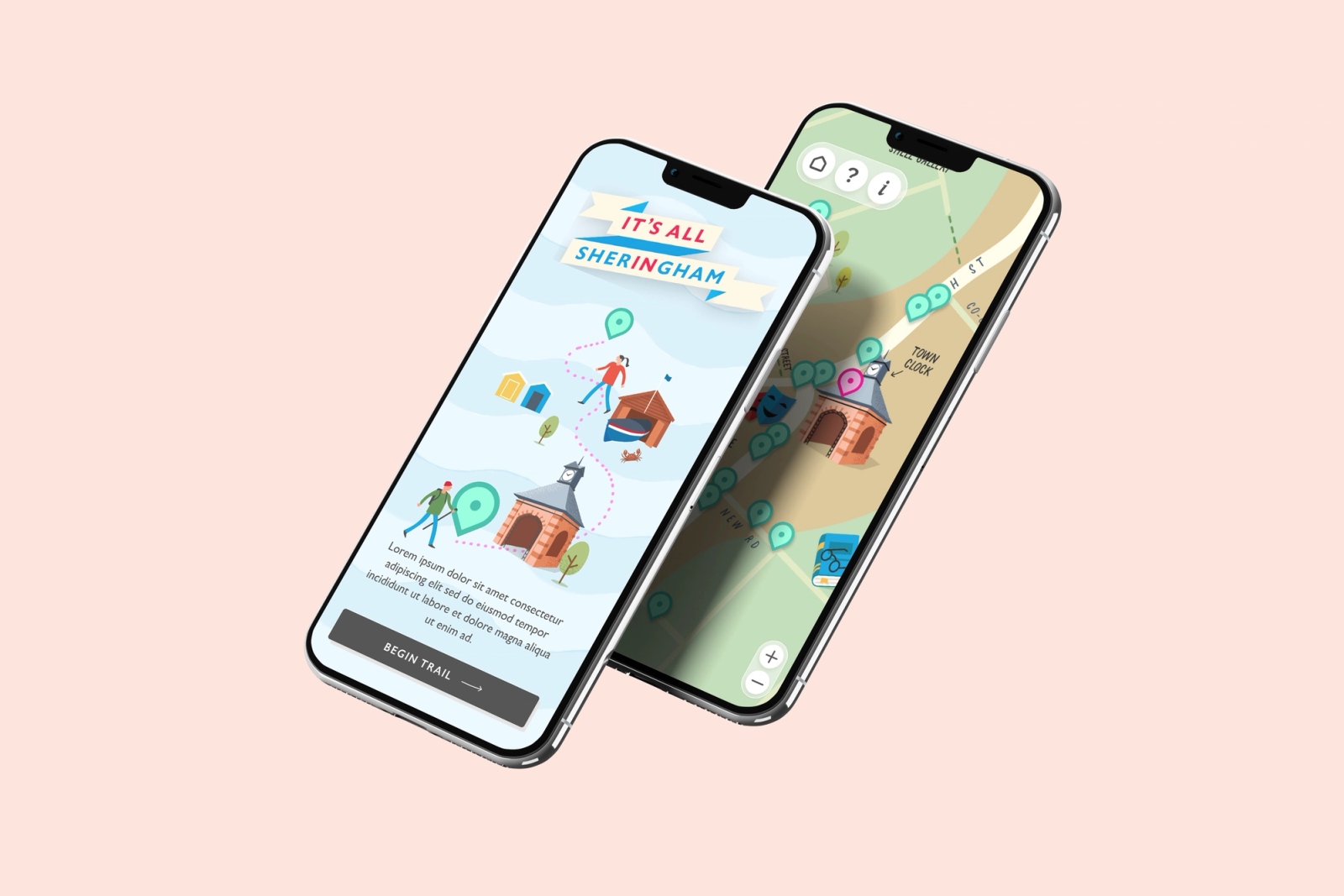 App screens