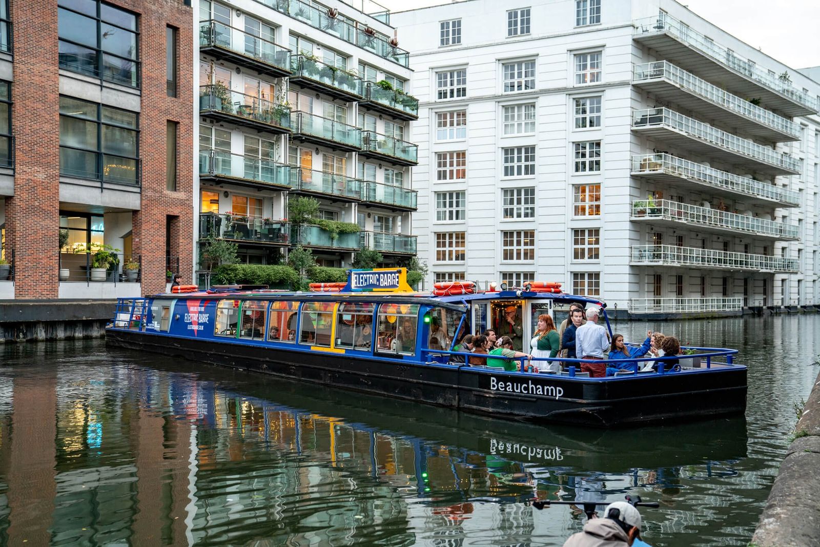 barge on canal