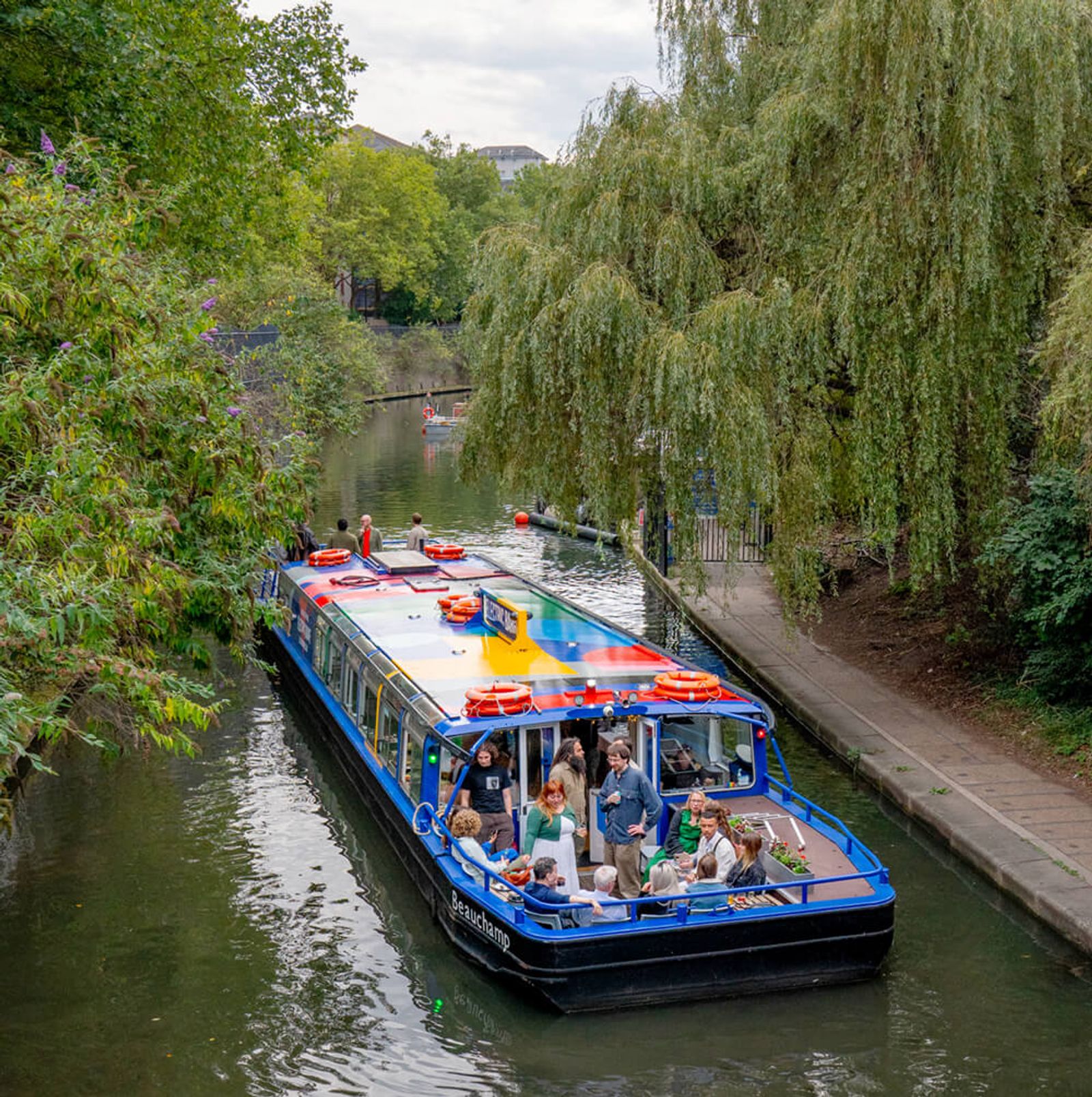 Barge on canal