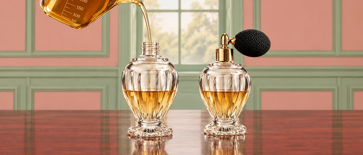 78 ml Clear Round Vintage Bulb Spray Bottle with Tassel