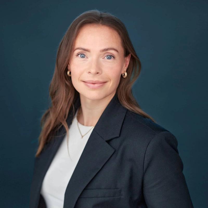 Portrett av eiendomsmegler Sarah Vikesland Aaslie